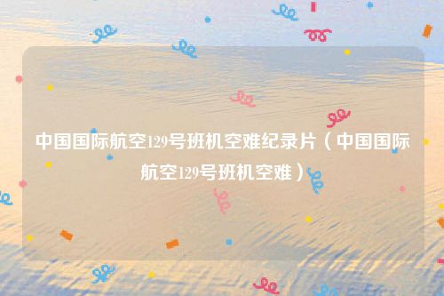 中国国际航空129号班机空难纪录片（中国国际航空129号班机空难）