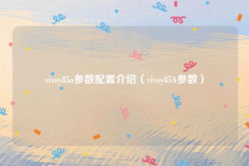 vivoy85a参数配置介绍（vivoy85A参数）