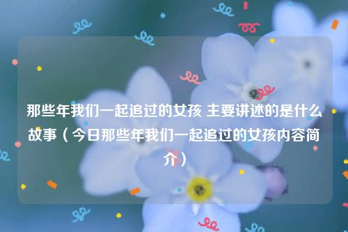 那些年我们一起追过的女孩 主要讲述的是什么故事（今日那些年我们一起追过的女孩内容简介）