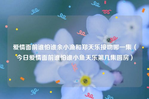 爱情面前谁怕谁余小渔和郑天乐接吻哪一集（今日爱情面前谁怕谁小鱼天乐第几集圆房）
