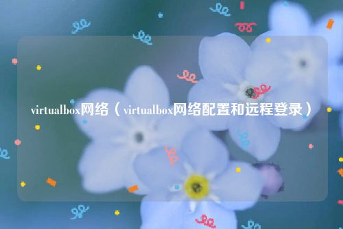 virtualbox网络（virtualbox网络配置和远程登录）