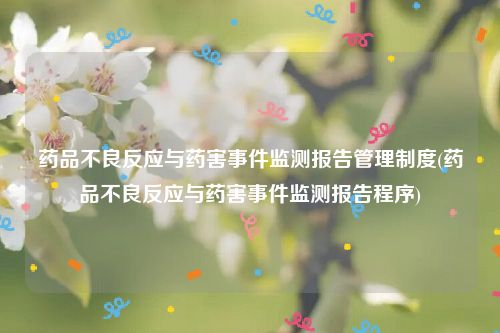 药品不良反应与药害事件监测报告管理制度(药品不良反应与药害事件监测报告程序)