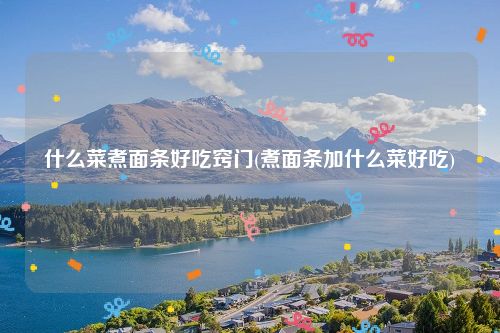什么菜煮面条好吃窍门(煮面条加什么菜好吃)