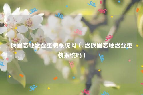 换固态硬盘要重装系统吗（c盘换固态硬盘要重装系统吗）