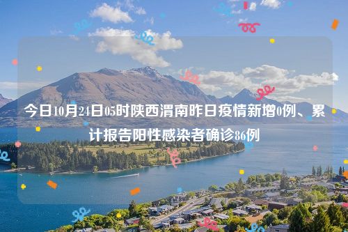 今日10月24日05时陕西渭南昨日疫情新增0例、累计报告阳性感染者确诊86例