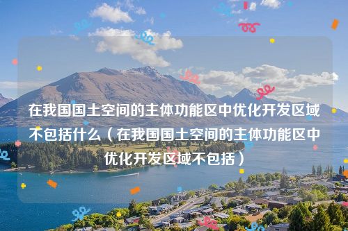在我国国土空间的主体功能区中优化开发区域不包括什么（在我国国土空间的主体功能区中优化开发区域不包括）